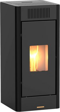 BLAZE Pelletofen Ilia in Schwarz mit 8 kW Leistung und WiFi-Funktion, B/T/H: 110,0 x 56,0 x 49,0 cm - Bild 1