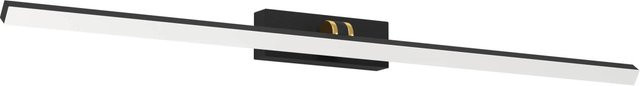 Eglo LED-CCT Wandleuchte Verdello Up-Down Licht in Schwarz und Messing, B/H/T: 60 x 10,5 x 6 cm - Bild 1