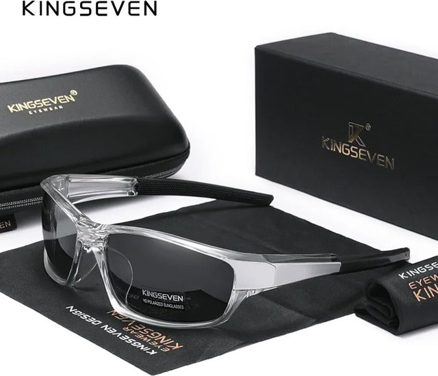 Kingseven Sportsonnenbrille, Vollrand, transparent, Unisex, Kunststoff - Bild 1