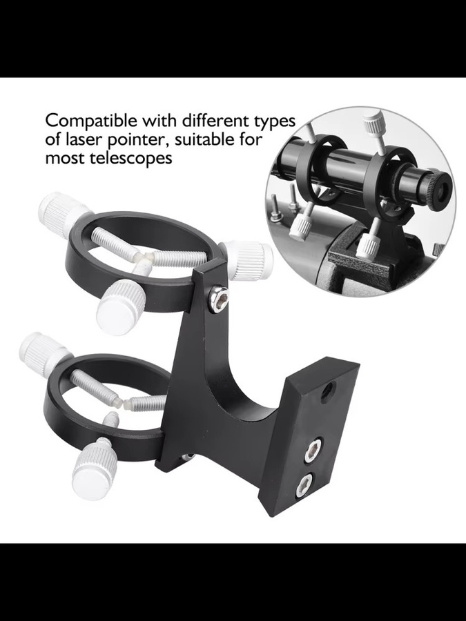 VBESTLIFE Laser-Finder-Halterung aus Aluminiumlegierung in Schwarz, verstellbare Zielfernrohrhalterung für astronomische Teleskope - Bild 4