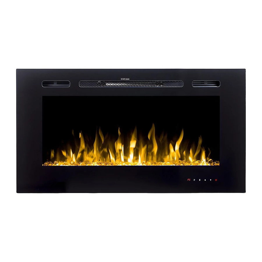 Vente-unique Elektrokamin Calbuco in Schwarz, Breite: 101,6 cm - Bild 2