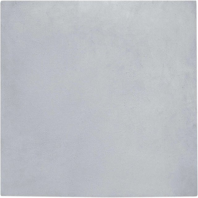 vidaXL Kunstfell Teppich Olite in Grau, quadratisch, Polyester, B/T: 160 x 160 cm - Bild 1