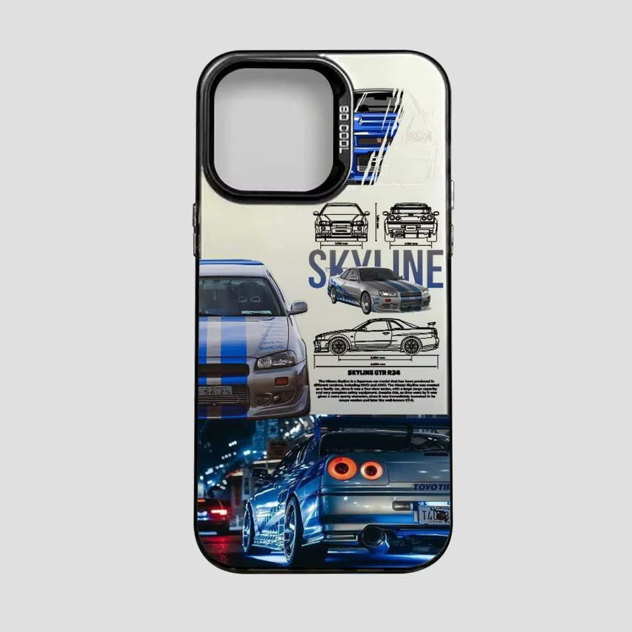 F-Fast And F-Furious R-R34 Schutzhülle für iPhone 11 bis iPhone 17 Pro Max Plus Pro in Multicolour - Bild 6