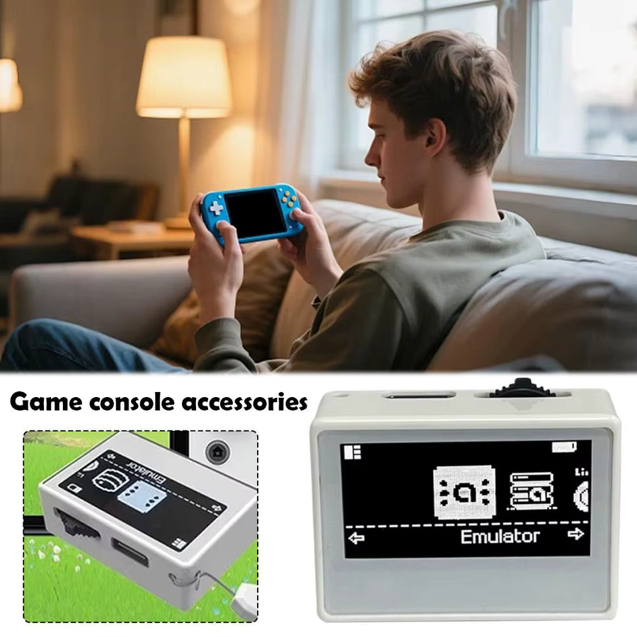 INFC Pixl Amiibo Emulator für Nintendo Switch mit OLED High-Definition Display und Smart Analog Linkage in Schwarz - Bild 6