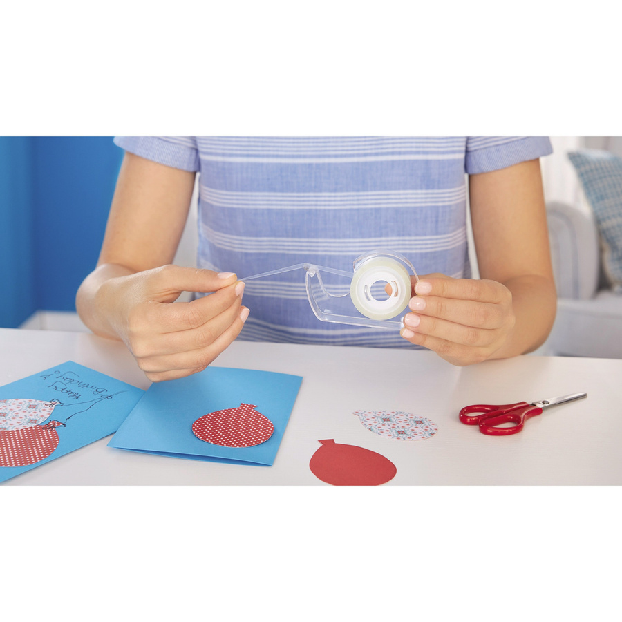 tesafilm® Doppelseitiges Klebeband von tesa in Transparent, Breite: 12 mm, Länge: 7,5 m - Bild 2