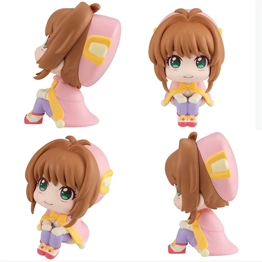Bandai Frieren, SPY×FAMILY Anya Forger & Cardcaptor Sakura, Anime-Chibi-Sitzfiguren, PVC-Sammelfiguren - Bild 4