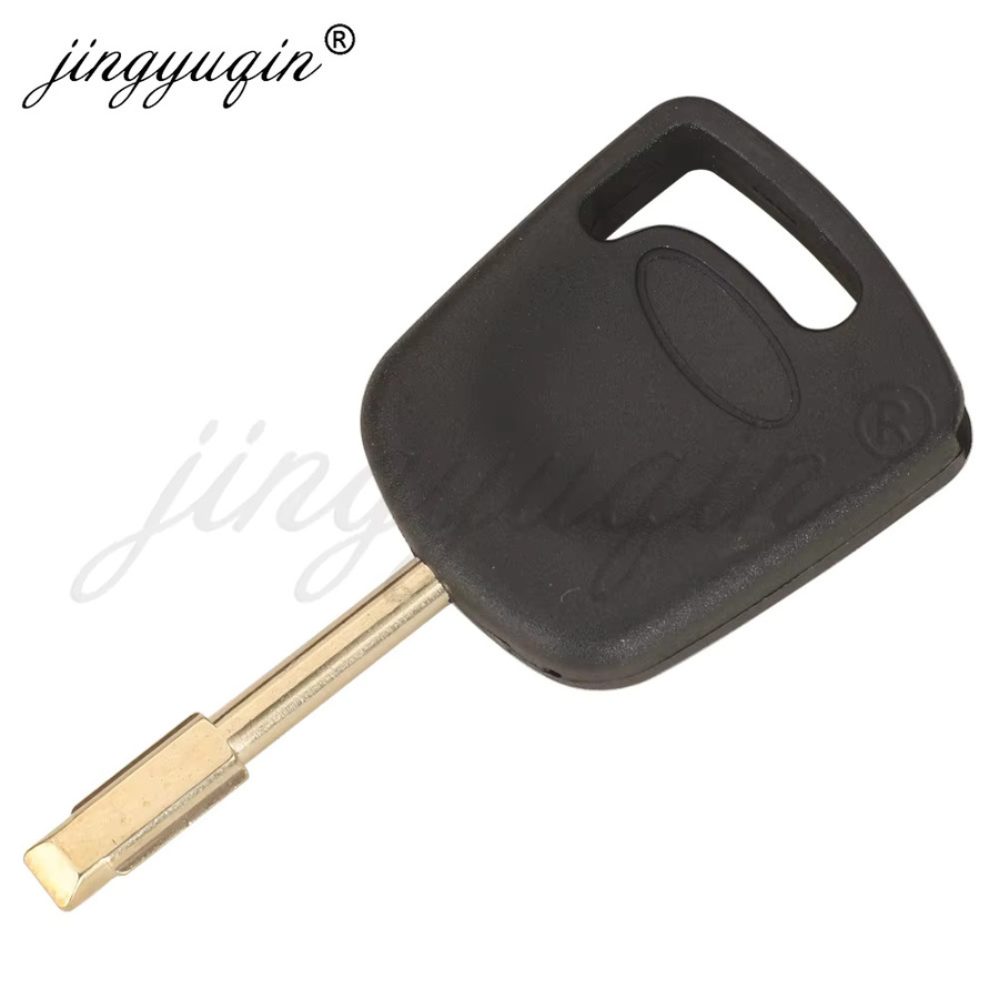 Jingyuqin 10er Set Schlüsselhüllen für Ford Focus Mondeo Fiesta Escort Ka Transit und Jaguar XJ8 in Schwarz ohne Chip - Bild 2