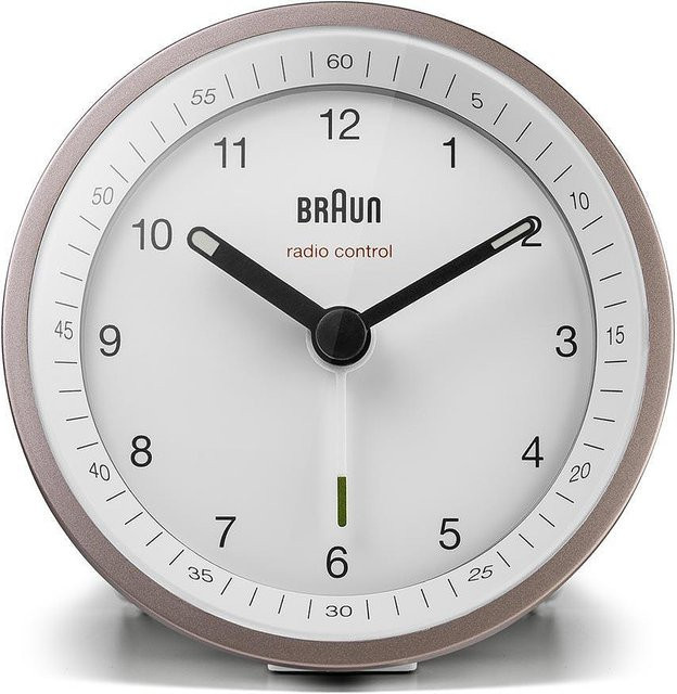 Braun BC07PW-DCF Klassik Funkwecker in Weiß - Bild 1