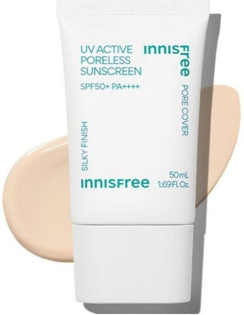 Innisfree UV Active Poreless Sonnencreme LSF 50+, 50 ml - Bild 1