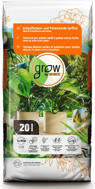 GROW by OBI Torffreie Grünpflanzen- und Palmenerde - Bild 1