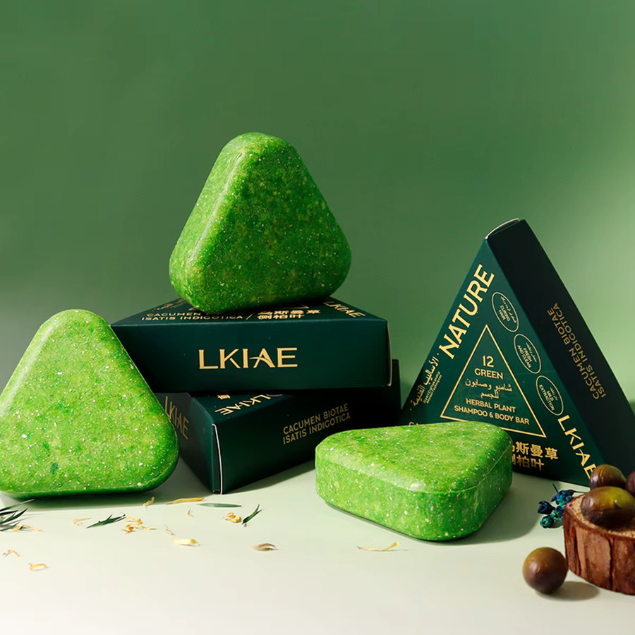 LKIAE Anti-Haarausfall-Seife mit Usman-Gras, Unisex - Bild 6