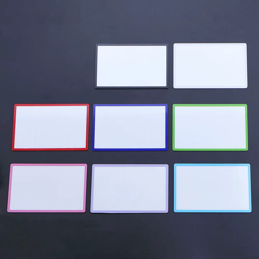 Nintendo 2DS Ersatz LCD-Bildschirmobjektiv mit selbstklebender Frontschutzabdeckung aus Spiegelglas oder Kunststoff in Schwarz und Multicolour - Bild 4