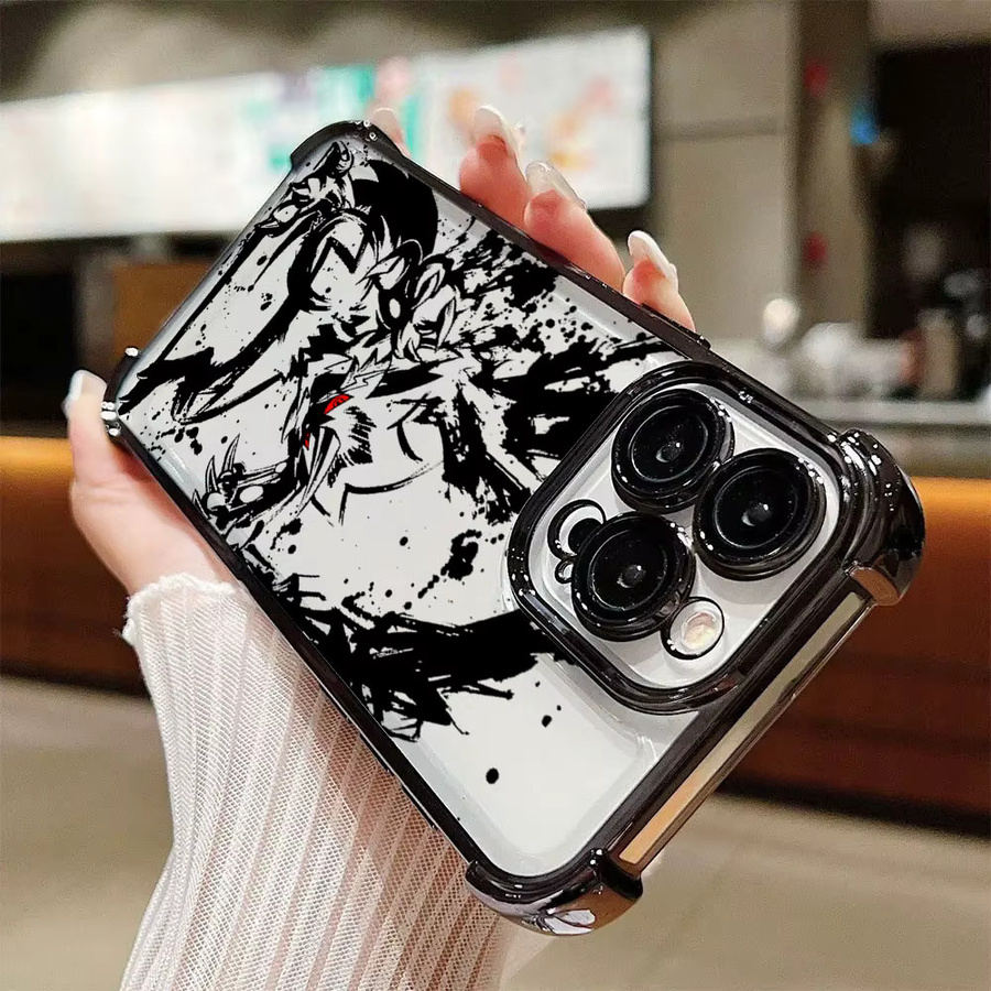 Transparente Anime Schutzhülle mit Rayquaza und Zeraora für Xiaomi Modelle - Bild 2