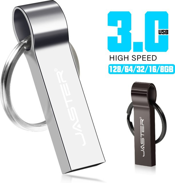 JASTER USB 3.0 Metall-Memory Stick in Silber - Bild 1