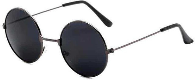 Freedom Outdoors Brille, rund, randlos, Metall, schwarz, Kids - Bild 1