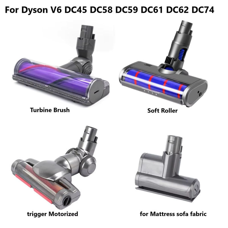 Motorisierter Vakuumbürstenkopf für Dyson Staubsauger V6 DC45 DC58 DC59 DC61 DC62 DC74 aus Kunststoff - Bild 4