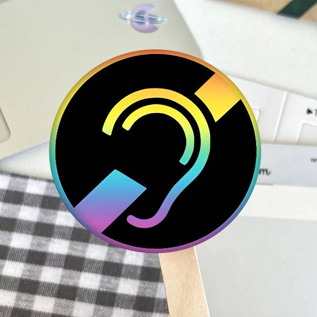Brosche Regenbogen Symbol, Unisex - Bild 1