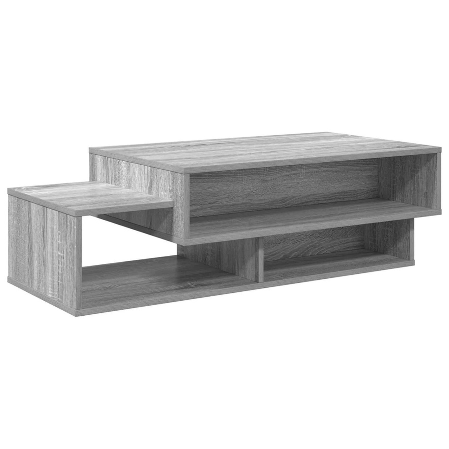 vidaXL Couchtisch modern in Grau Sonoma, B/T/H: 105 x 50 x 32,5 cm - Bild 2