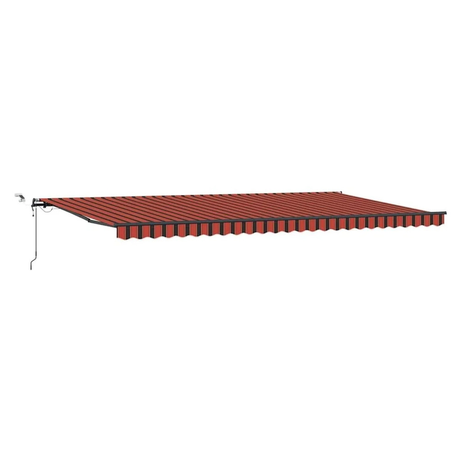 vidaXL Markisenstoff aus Polyester in Orange und Braun, Breite: 600 cm, Tiefe: 300 cm - Bild 2
