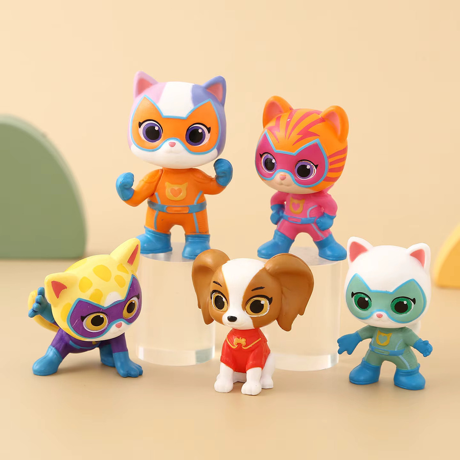 Disney Superkitties Spielzeugpuppe, Actionfiguren, 5-teiliges Set - Bild 2