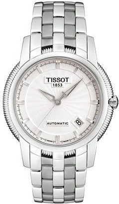 Tissot Armbanduhr Automatik, Edelstahl, Silber, Weiß, Herren - Bild 1