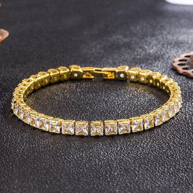 Armband Stern, Kupfer, Zirkonia, Gold, Damen - Bild 1