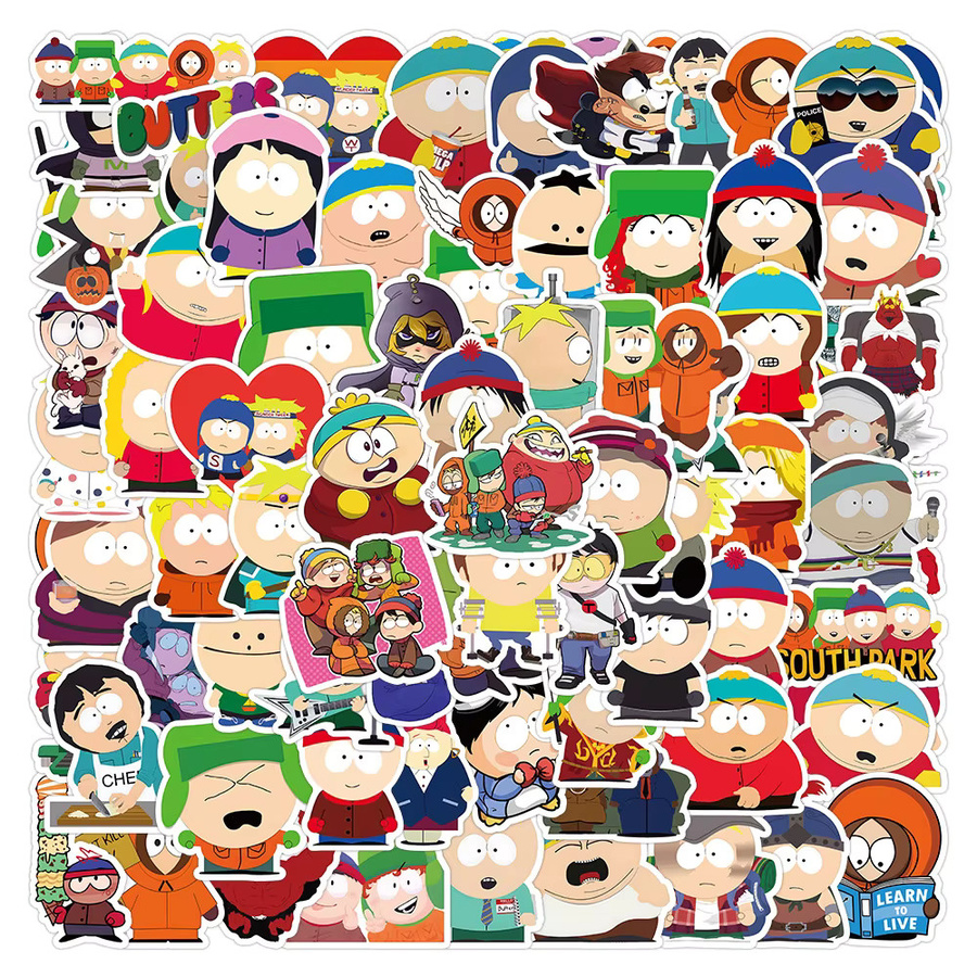 Rspctou SouthPark Aufkleber, Cartoon-Sticker, Bunt / Mehrfarbig - Bild 2
