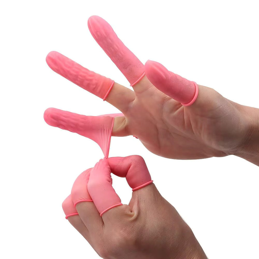 100 Stück Einweg-Fingerabdeckungen aus Naturkautschuk, Anti-statisch - Bild 2