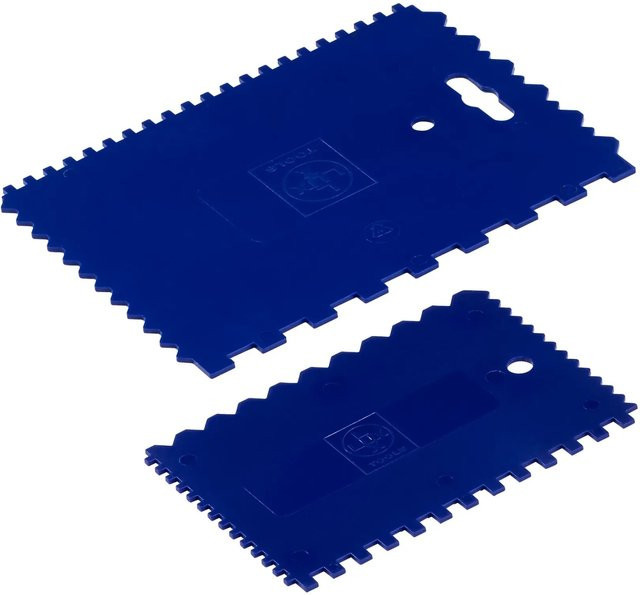 LUX-TOOLS Spachtelsatz in Blau, 3-teilig - Bild 1