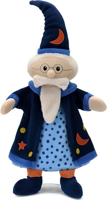 STERN Handpuppe Zauberer, Fantasy, Blau, Plüsch / Textil - Bild 1