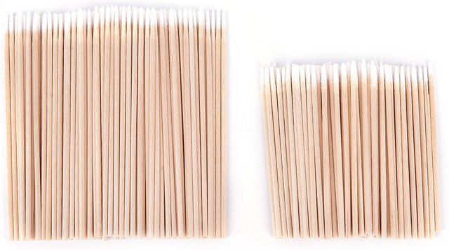 JCSYFAC Baumwoll-Tupfer Holzstäbchen, 100 Stück, Unisex - Bild 1