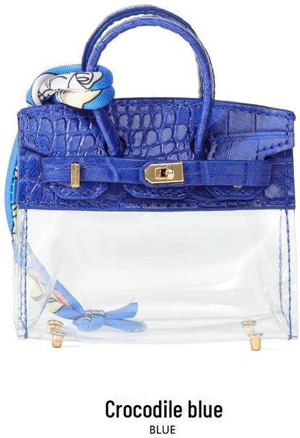 VantaGoods Schlüsselanhänger Set Mini Handtasche, Damen, blue - Bild 1