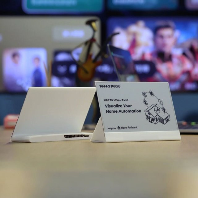 Seeed Studio TRMNL BYOD 7,5-Zoll OG E-Ink DIY-Kit mit monochromem Display, XIAO ESP32-S3 PLUS, Arduino und Home Assistant Unterstützung, Farbe: Weiß - Bild 1