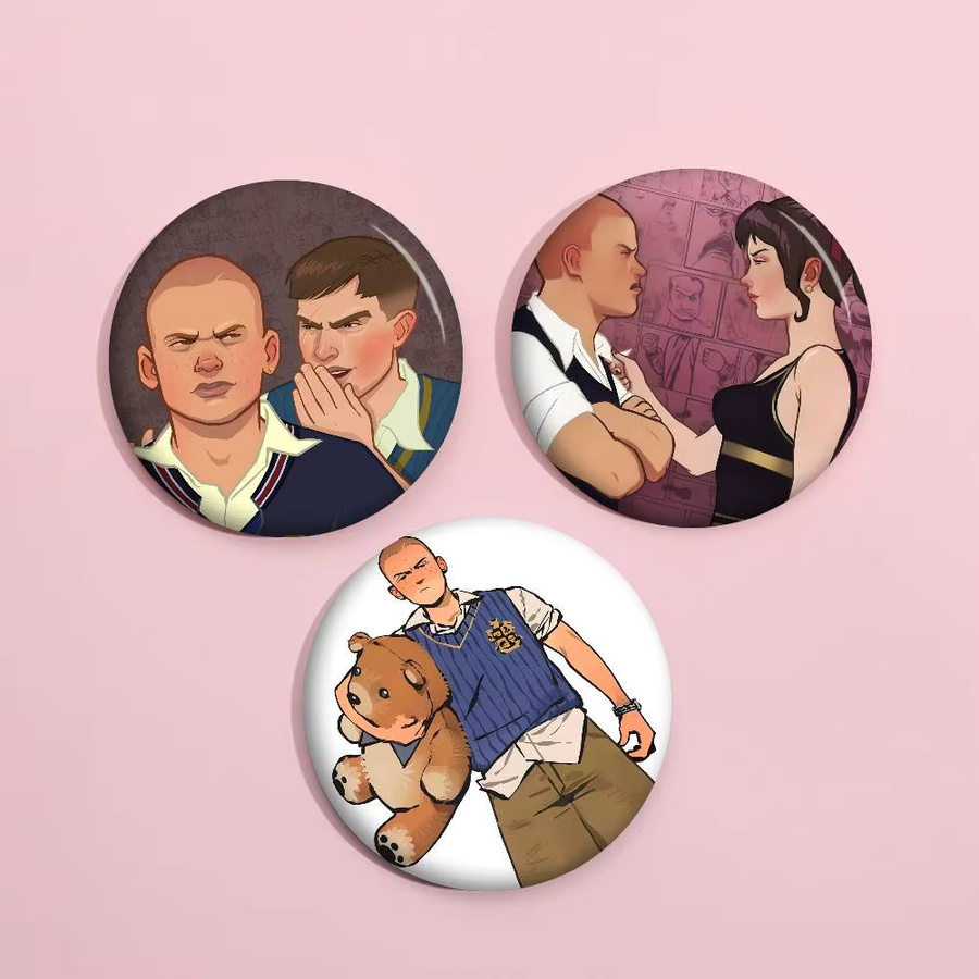 Kayou Game Bully Cute Series Pins, Lustige Abzeichen, Cartoon-Tiere Broschen - Bild 2