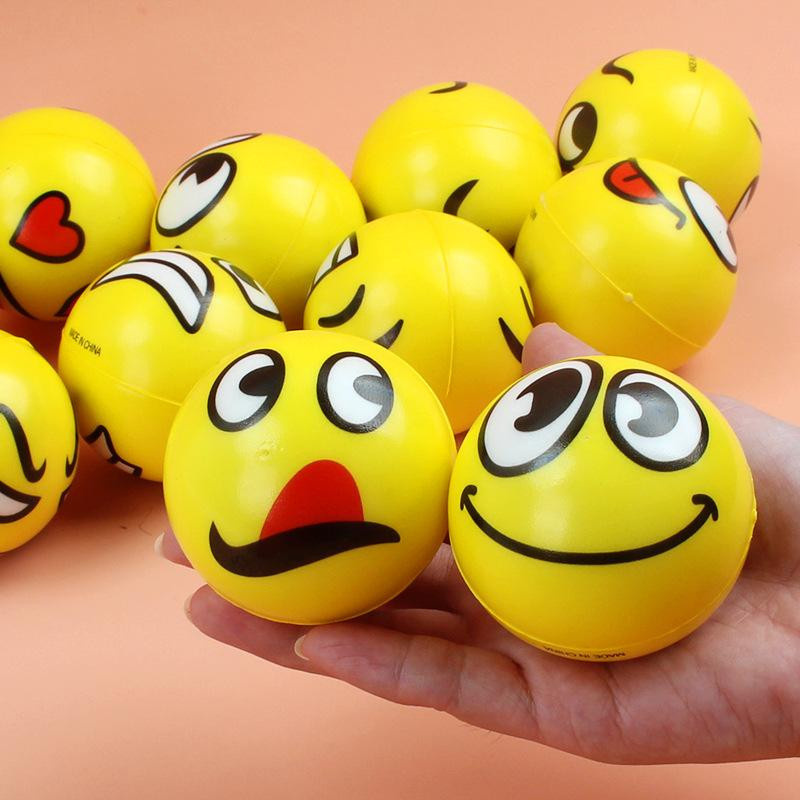Fashnics Gesichtsausdruck Schaumstoffball PU Dekompression Spielzeug 6-teiliges Set - Bild 1