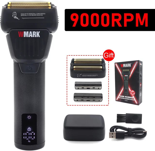 WMARK NG-7982 Doppelfolienrasierer, Schwarz - Bild 1