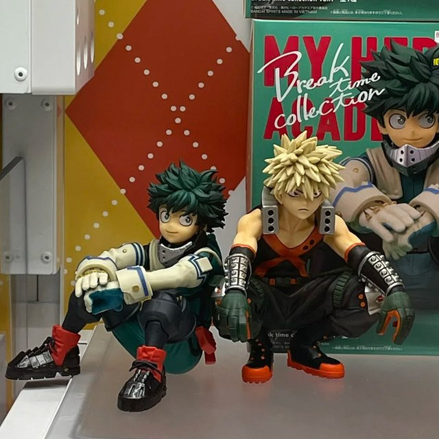 Bandai My Hero Academia Actionfigur, Midoriya Izuku Bakugou Katsuki Todoroki Shoto Asui Tsuyu, Kunststoff, Bunt / Mehrfarbig - Bild 1