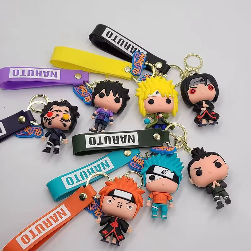 Bandai Naruto Anime Figur Modell Spielzeug Schlüsselanhänger, Unisex - Bild 2