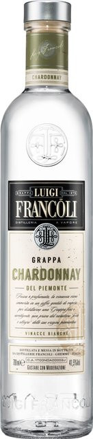 Luigi Francoli Grappa Chardonnay del Piemonte 0,7 l - Bild 1