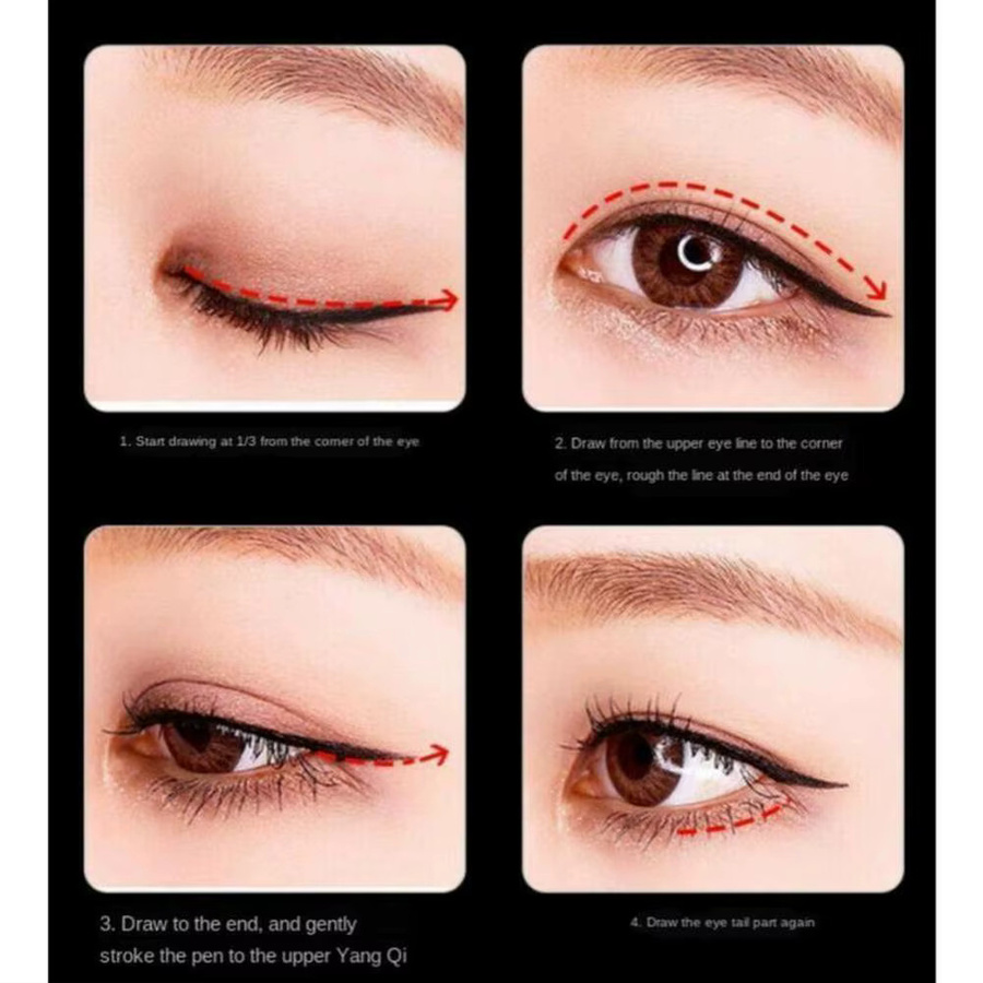 eelhoe Eyeliner, mehrfarbig, wasserdicht, Unisex - Bild 4