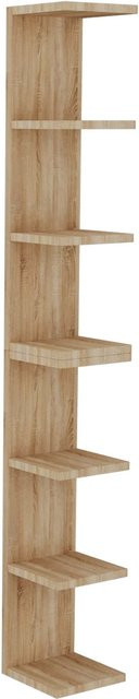 Aileenstore Wandregal DIVA Kosmetikregal schwebend, Weiß matt, B: 25 cm, H: 185 cm - Bild 1