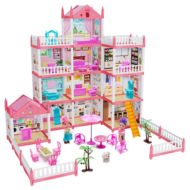Prinzessin Schloss Puppenhaus 3D DIY Montage Set für Mädchen 3-6 Jahre - Bild 2
