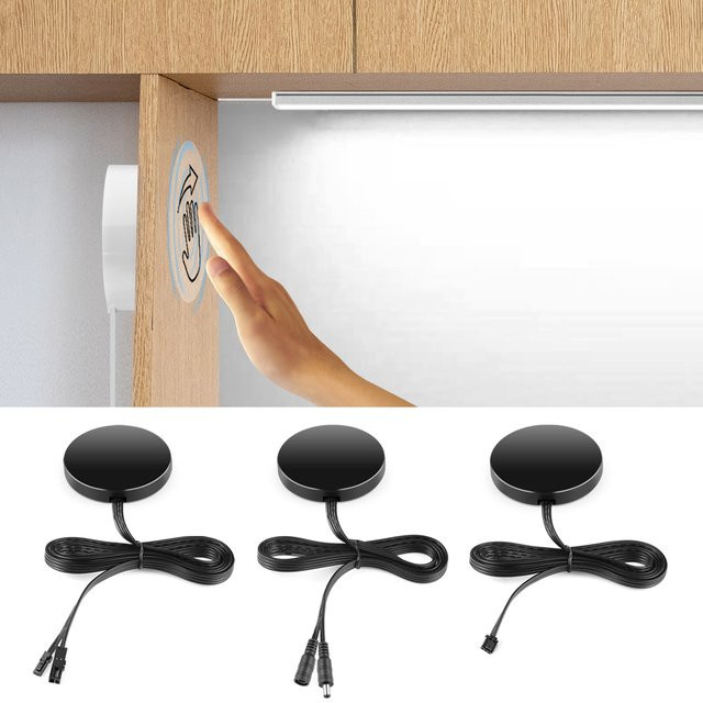Rybakov LED-Dimmer mit Holz-Touch-Sensor und drahtloser Steuerung für dimmbare Helligkeit - Bild 1