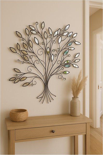 Moderne Wanddekoration Sonja von Möbel direkt online in Schwarz aus Metall mit Baum-Motiv - Bild 1