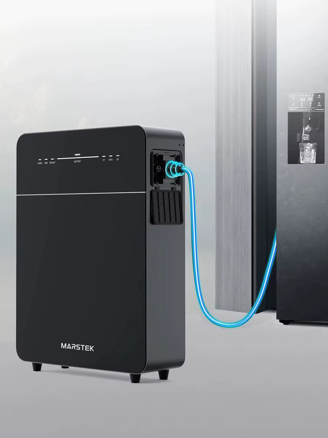 Marstek Venus E Gen 3.0 AC gekoppeltes Energiespeichersystem, Plug&Play AC-Speicher in Schwarz, 5,12 kWh Kapazität, 2,5 kW AC-Ein- und Ausgangsleistung, erweiterbar auf bis zu 15,36 kWh, IP65-Schutzklasse - Bild 6