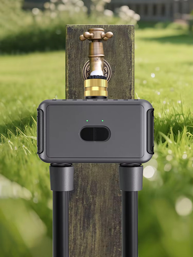 JUANJUAN WLAN Smart Gartenbewässerungstimer mit Regenverzögerung und programmierbarer Steuerung für 2 Zonen - Bild 7