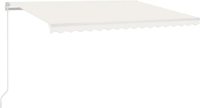 Manuelle Markise von furnicato in Creme mit Polyesterbezug, B/H: 450 x 350 cm - Bild 1