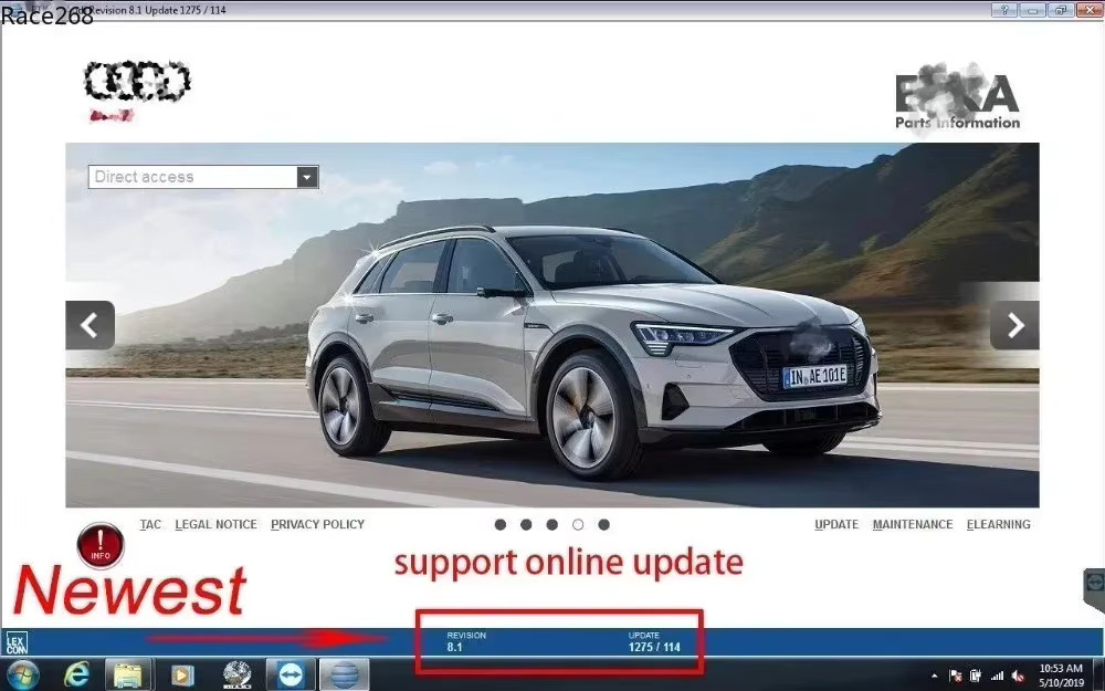 ELSAWIN 6.0 Wartungssoftware für Fahrzeuge der VAG-Gruppe (VW, Audi, Seat, Skoda) mit Elektronikteile-Katalog - Bild 1
