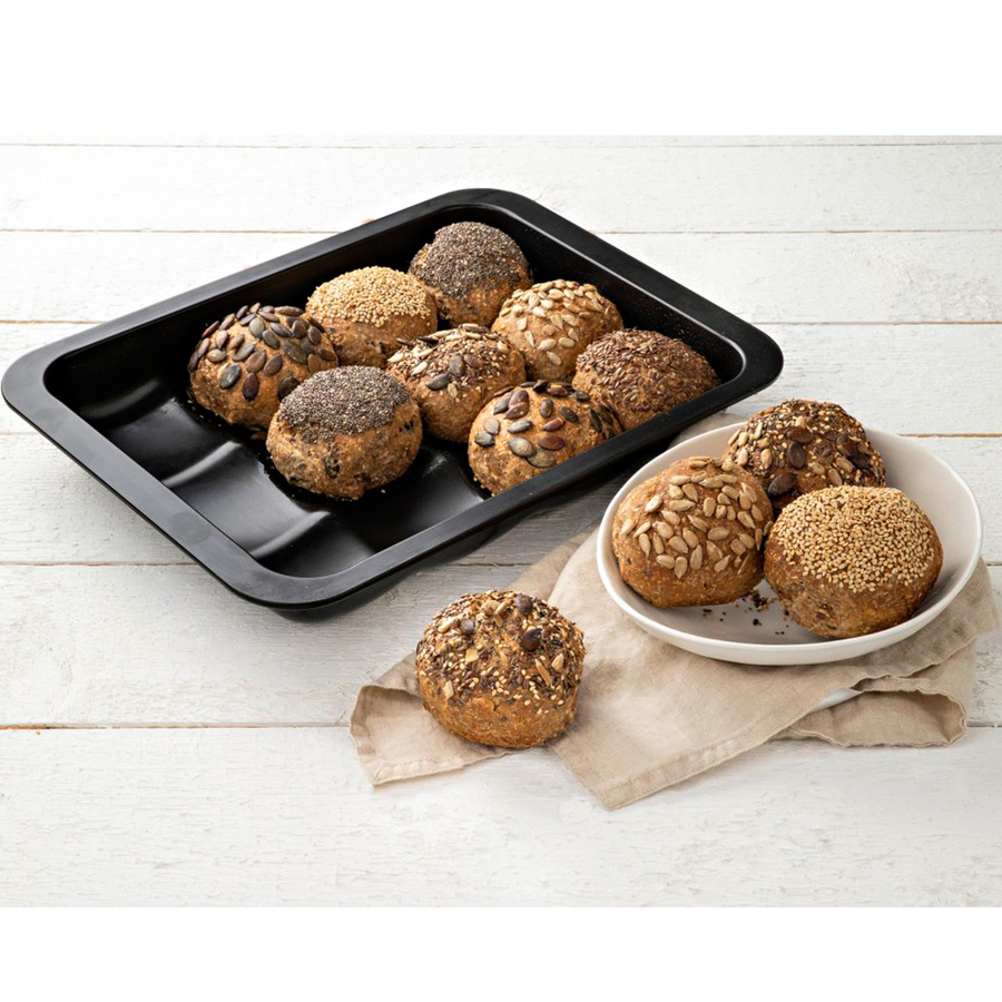 Zenker Brötchen-Backblech in Schwarz - Bild 2