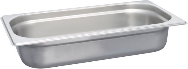 Schneider GN 1/3 Gastronormbehälter aus Edelstahl in Silber, Volumen: 2,5 l, Höhe: 6,5 cm - Bild 1